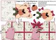 Christmas Teddy in a Box Card