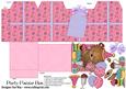 Birthday Party Bear Party Favour Place Setting Gift Box