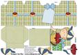 Birthday Cake Boy Party Favour Place Setting Gift Box
