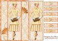 Fashionista Panel Bookmark Card Front and Tags