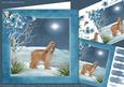 Christmas Afghan Hound Winter Scene Mini Kit