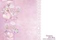 Hearts and Flowers Square Insert