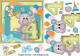 Mouse Age 4 Birthday Topper Card