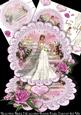 Beautiful Bride 2 Scalloped Round Easel Card Mini Kit