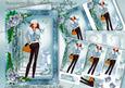 Fashionista! Goes for a Christmas Walk A5 Pyramid Mini Kit