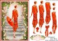 1920's Parasol Fashion Show Card Front and Decoupage
