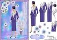 1920's Purple Beauty Fashion Show
