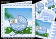 Baby Boy Pram in the Park Mini Kit