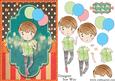 I'll Bring the Balloons! Party Boy Card Front and Decoupage