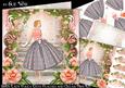 1950's Lady Polka Dots Peaches and Cream Mini Kit