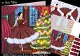 1950's Christmas Lady in Red Mini Kit