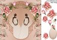 Vintage Wedding Silhouette Reflection