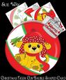 Christmas Tiger Cub Bauble Shaped Card