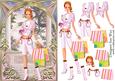 Archway Girls! Shopping in Pink Card Front and Decoupage