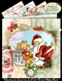 Vintage Santa & Cat Fun Mini Kit