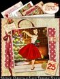 Vintage Christmas Lady Finishing Touch Mini Kit