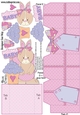 New Baby Girl Bunny Box Card