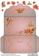 Christmas Robin & Flowers Money Wallet
