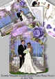 Flower Wedding Gazebo Shaped Card Mixed Race 1