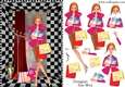 Shopping Girls! Mirror Mirror Card Front & Decoupage