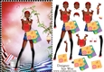 Shopping Girls! Red Shoes and Lippy Dark Skin Card Front & Decoupage