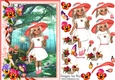 Sweet Little Fairyland Forest A5 Card Front & Decoupage