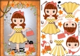 Retro Fashionista Shopping Spree A5 Card Front & Decoupage
