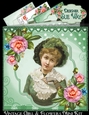 Vintage Girl & Flowers Mini Kit