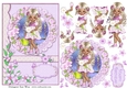 Sweet Little Flower Girl A5 Card Front, Topper & Decoupage