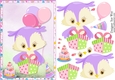 Birthday Girl Owl A5 Topper & Decoupage