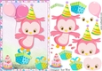 Birthday Delivery Owl A5 Topper & Decoupage