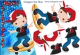 Skateboard Boy Over the Edge Card