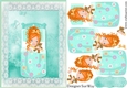 Pretty Little Get Well Soon A5 Card Front & Decoupage
