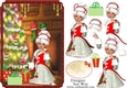 Sweet Little Christmas Morning A5 Card Front & Decoupage