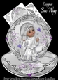Sweet Little Silver Christmas Surprise Round Easel Card Mini Kit 