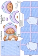 Cute Little Snowball Bear Box Card