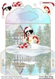 Border Collie Puppy Christmas Money Wallet