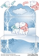 Polar Bears in the Snow Money Wallet