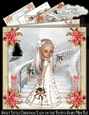 Sweet Little Christmas Lady on the Festive Stairs Mini Kit