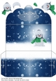 Cute Little Snowman in the Snow Money Wallet