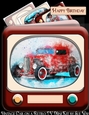 Vintage Car on a Retro TV Mini Kit