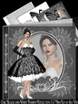 Chic Black and White Fashion Reflection 7x7 Mini Kit