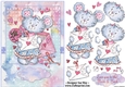 Best Friend Tatty Ted Mouse A5 Card Front & Decoupage