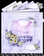 Pretty Purple & White Flower Tranquil Scene Mini Kit 