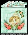 Peach Roses Reflection Tranquil Flower Scene Mini Kit