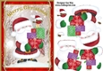 Merry Christmas from Santa A5 Card Front & Decoupage