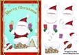 Santas Here! A5 Card Front & Decoupage