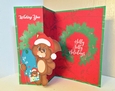 Holly Jolly Squirrel Holiday 1 Cut & Fold