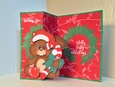 Holly Jolly Squirrel  Holiday 2 Cut & Fold