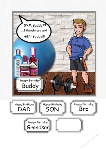 GYM/Gin buddy male